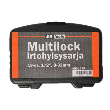MR-TUOTE MULTILOCK IRTOHYLSYSARJA 19-OS., 1/2", 8-32 MM