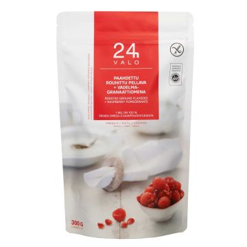 VALO24H PAAHDETTU ROUHITTU PELLAVA+VADELMA-GRANAATTIOMENA 300