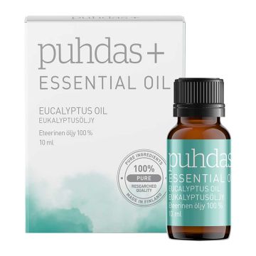 PUHDAS+ 100 % PREMIUM ESSENTIAL OIL EUKALYPTUS 10 ML