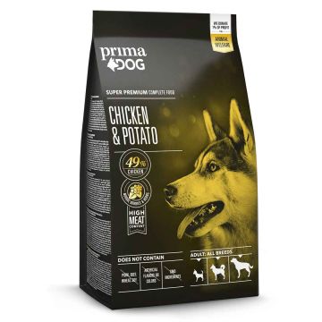 PRIMADOG TÄYSRAVINTO KANA-PERUNA KAIKKI RODUT 2 KG