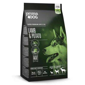 PRIMADOG TÄYSRAVINTO LAMMAS-PERUNA KAIKKI RODUT 2 KG