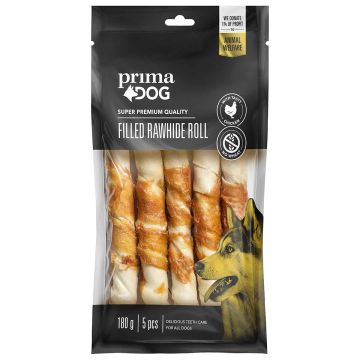 PRIMADOG TÄYTETTY PURURULLA KANA 13CM 5KPL 180 G