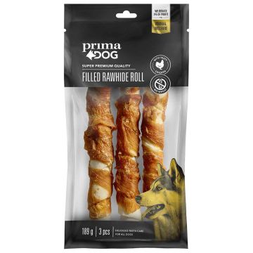 PRIMADOG TÄYTETTY PURURULLA KANA 18CM 3KPL 189 G