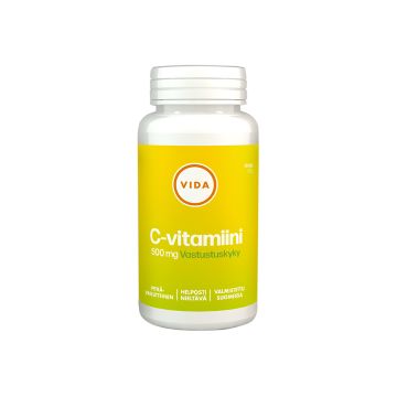 VIDA C-VITAMIINI 500MG PITKÄVAIKUTTEINEN 90 KPL