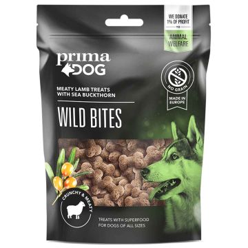 PRIMADOG WILD BITES LAMMAS JA TYRNI RAPEA 100 G