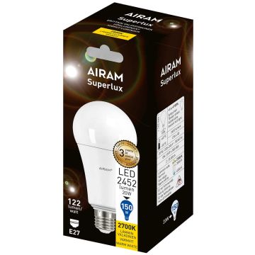 AIRAM LED SUPERTEHOLAMPPU 19W E27 2700K 2452 LM, 15 000H