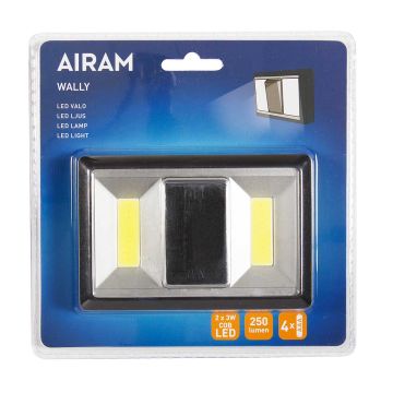 AIRAM WALLY SEINÄVALO 2X3W COB LED 250LM