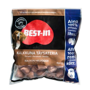 BEST-IN TÄYSATERIA KALKKUNA PAKASTE 850 G