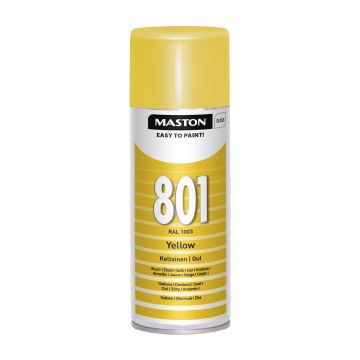 MASTON SPRAYMAALI 100 KELTAINEN 801 RAL1003 400 ML