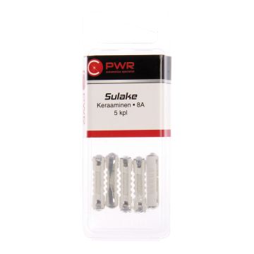 C-PWR SULAKE KERAAMINEN 8A 5KPL