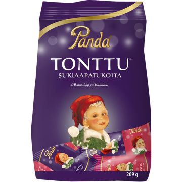 PANDA TONTTU SUKLAAPATUKOITA 209 G