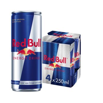 RED BULL ENERGY DRINK 0,25 TLK 4-PACK 1 L