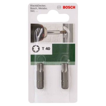 BOSCH RUUVAUSKÄRKI TORX 40 2KPL EXTRA HARD 25MM