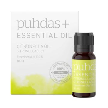 PUHDAS+ 100 % PREMIUM ESSENTIAL OIL CITRONELLA 10 ML