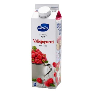 VALIO JOGURTTI VADELMA LAKTON 1KG