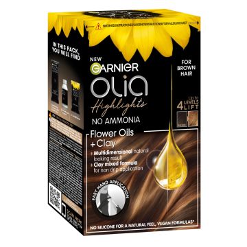 GARNIER OLIA HIGH LIGHTS 2 KESTOVÄRIRAIDAT RUSKEILLE HIUKSILLE