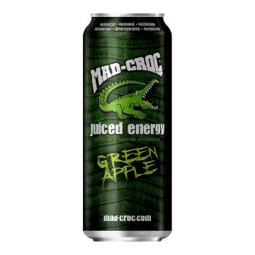 MAD-CROC JUICED ENERGY GREEN APPLE TLK 500 ML