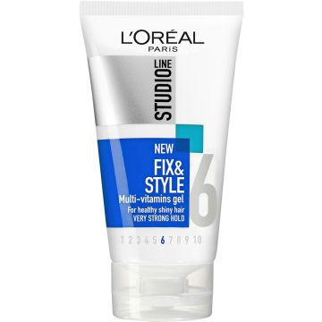 LOREAL STUDIO LINE FIX&STYLE MULTI VITAMINS GEL ERITTÄIN VAHVA