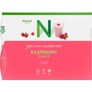 NUTRILETT VLCD RASPBERRY SHAKE RUOKAVALIONKORVIKE 20 KPL 700 G
