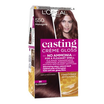 LOREAL CASTING CRÉME GLOSS 550 MAHOGANY VAALEANRUSKEA MAHONKI K