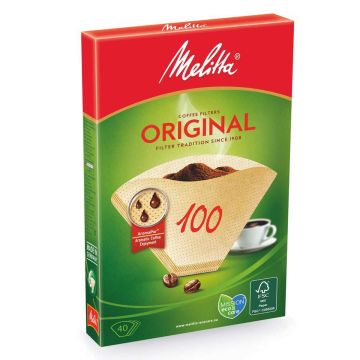 MELITTA SUODATINPUSSI 100 40KPL RUSKEA