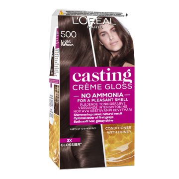 LOREAL CASTING CREME GLOSS 500 LIGHT BROWN VAALEANRUSKEA KEVYTV