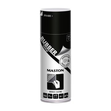 MASTON RUBBERCOMP KUMIMAALISPRAY MATTA MUSTA 400 ML