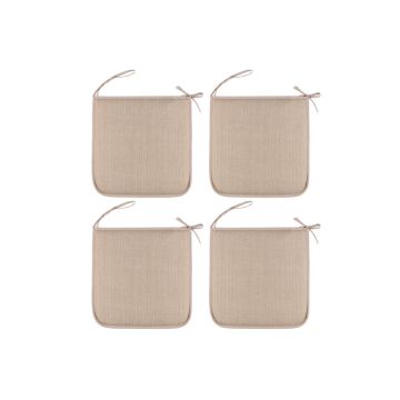 4LIVING ISTUINTYYNY 4KPL BEIGE 39X39CM