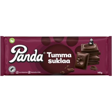 PANDA TUMMA SUKLAALEVY 145 G