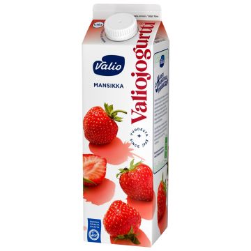 VALIO JOGURTTI MANSIKKA LAKTON 1KG