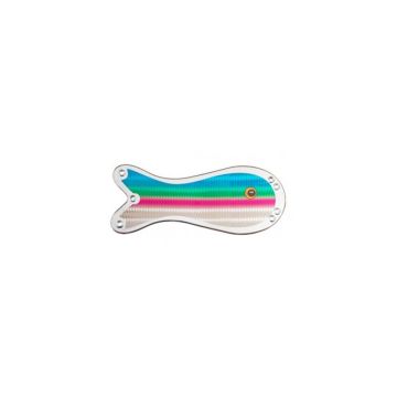 VK SALMON VK3 FLASHER 6,5" HOUKUTUSLEVY CROME/COHO BLUE