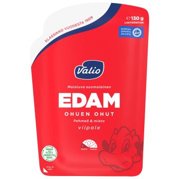 VALIO EDAM OHUEN OHUT VIIPALE 130 G