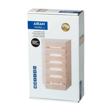 AIRAM SAUNALED SAUNAVALAISIN 180TRL 8W/827 500LM DIM, LED 8W 50