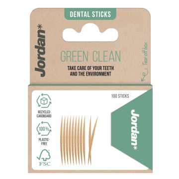 JORDAN HAMMASTIKUT GREEN CLEAN PUISET 100KPL 100 KPL