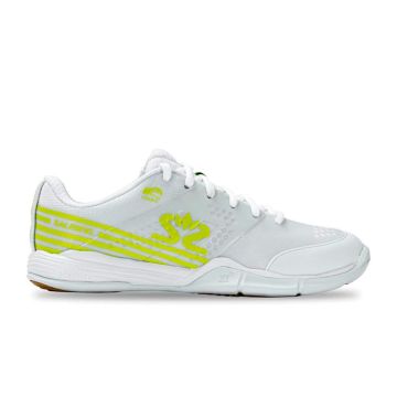 SALMING VIPER 5 SHOE WOMEN WHITE/LIME PUNCH 36 2/3