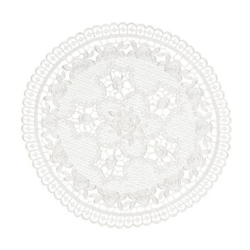 4LIVING TABLETTI LACE 38CM VALKOINEN