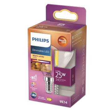 PHILIPS LED-LAMPPU 25W P45 E14 KIRKAS 250L 2200-2700K
