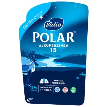 VALIO POLAR 15% OHUEN OHUT VIIPALE 130 G