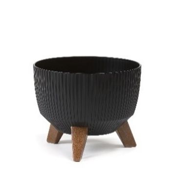 4LIVING RUUKKU ROMA LINE ECO JALALLINEN 33 CM MUSTA