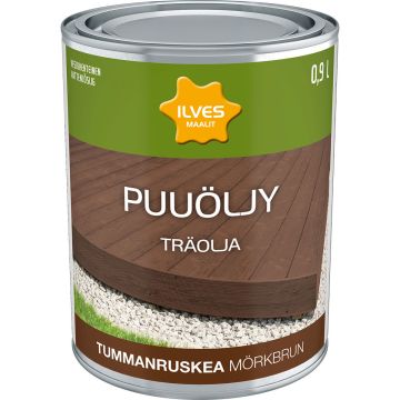 ILVES PUUÖLJY VESIOH TUMMANRUSKEA 900 ML