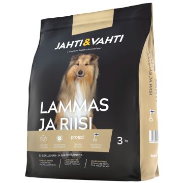 JAHTI&VAHTI TÄYSRAVINTO LAMMAS JA RIISI 3 KG