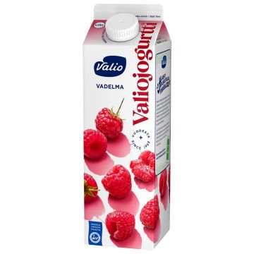 VALIO JOGURTTI VADELMA LAKTON 1KG