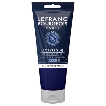 L&B FINE ACRYLIC 80ML 095 PHATHALOCYANINE BLUE