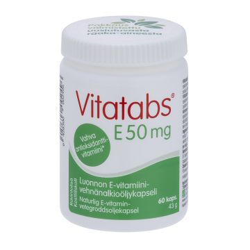 VITATABS E 50 MG 60 KPL