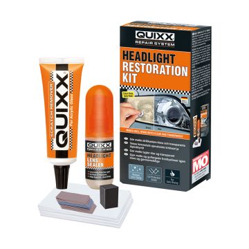 QUIXX HEADLIGHT RESTORATION KIT AJOVALOJEN KIILLOTUS- JA SUOJAU 80