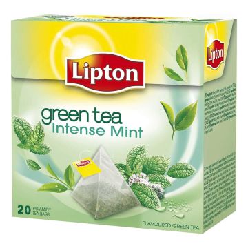 LIPTON PYRAMID GREEN TEA MINT 20PS