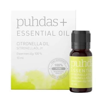 PUHDAS+ 100 % PREMIUM ESSENTIAL OIL CITRONELLA 10 ML