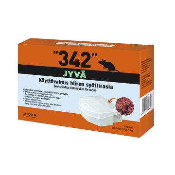 342 SYÖTTIRASIA 2KPL, Á 50G JYVÄSYÖTTI