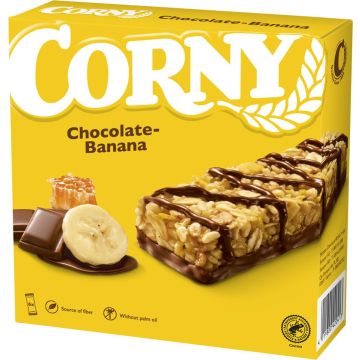 CORNY VÄLIPALAPATUKKA SUKLAA-BANAANI 6X25G 150 G