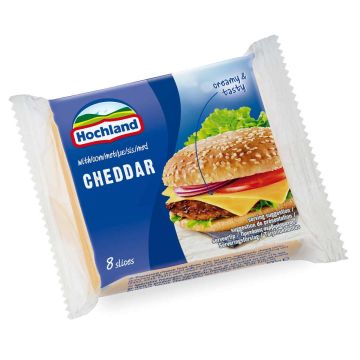 HOCHLAND CHEDDAR SULATEJUUSTOVIIPALEET 200 G